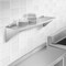 KUTLER Stainless Steel Shelf, NSF Commercial Wall Mount Shelves with Backsplash, Floating Metal Shelving for Restaurant, Kitchen, Home, Garage